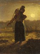 Jean-Franc Millet Norman Milkmaid china oil painting reproduction